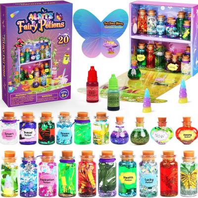 Alritz Fairy Mixies Potion Kits for Kids, 20 Bottles Magic DIY Mixies Potions, Christmas Decorations Families Party Ornaments Creative Crafts Toys Gifts for Girls and Boys Ages 6 7 8 9 10 11+