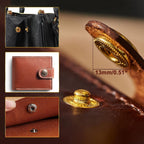 Alritz 15mm Leather Snap Fasteners Kit, 72 Set Metal Button Snaps Press Studs with 4 Setter Tools, 6 Colors Leather Snaps for Clothes, Jackets, Jeans Wears, Bracelets, Bags