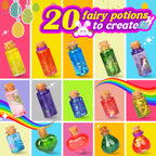 Alritz Fairy Potions Kit – 20 Bottles DIY Magic Mixing Toy, Creative Gift for Kids Ages 6-12, Perfect for Birthday, Christmas & Family Fun