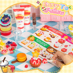 Alritz Making Miniature Food Toys Set, Mini Desserts Drinks Maker Craft Kit, DIY Simulated Strawberry Cake Pretend Play Food Set for Kids Teens Adults Ages 8 9 10+, Holiday Birthday Party Gift