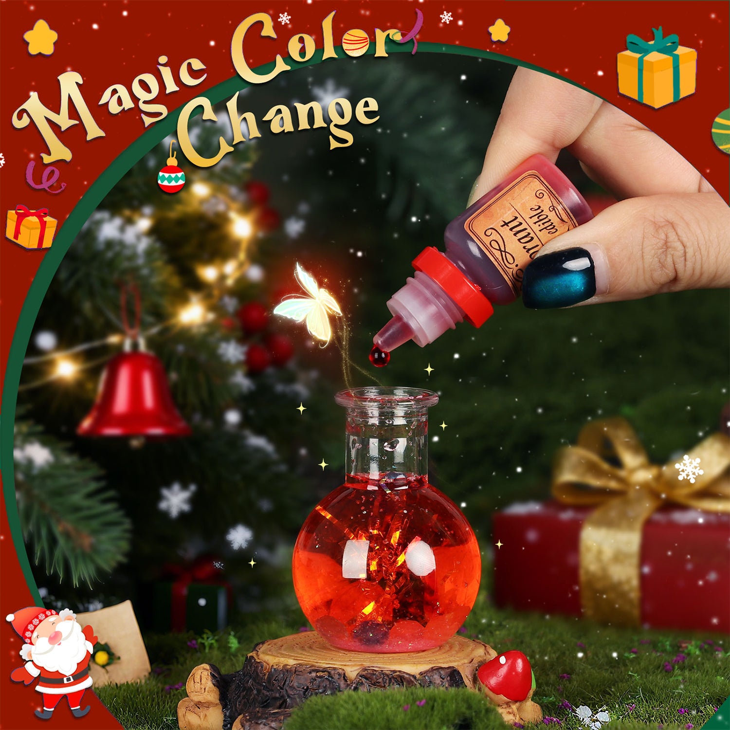Alritz Potion Kits for Kids, Magic Fairy Potions Mixie with House, 20+ Bottles, Creative Craftes Toys for Halloween Christmas Birthday Party, Gift for Girls and Boys 6 7 8 9 10+ Years Old