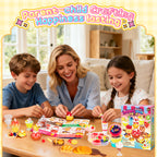 Alritz Making Miniature Food Toys Set, Mini Desserts Drinks Maker Craft Kit, DIY Simulated Strawberry Cake Pretend Play Food Set for Kids Teens Adults Ages 8 9 10+, Holiday Birthday Party Gift