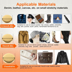 Alritz 120 Set Leather Snap Fasteners Kit, 12.5mm Metal Button Snaps Press Studs with 4 Setter Tools, 6 Colors Leather Snaps for Clothes, Jackets, Jeans Wears, Bracelets, Bags