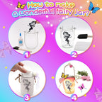 Alritz Fairy Lantern Craft Kit, Christmas Gifts for Kids Girls, Remote Control Mason Jar Night Light, DIY Garden Decorations Art Project Ornaments, Creative Activities Birthday Ages 4 5 6 7 8 9 10 11+